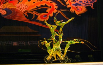 Le spectacle d'acrobates de Chaoyang