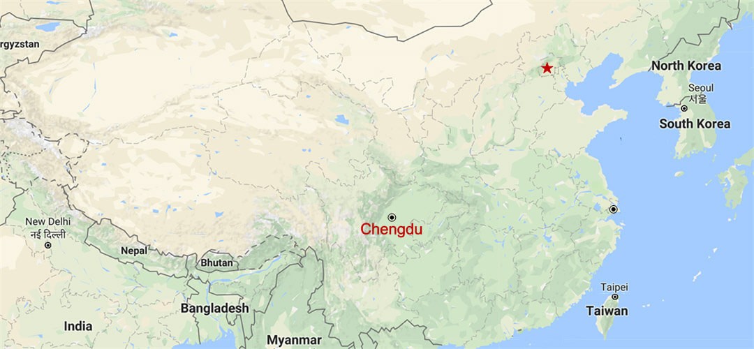 Chengdu Highlights und kulinarische Tour Map