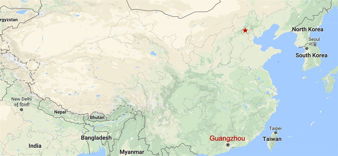 Le meilleur de Guangzhou et Foire de Canton Map