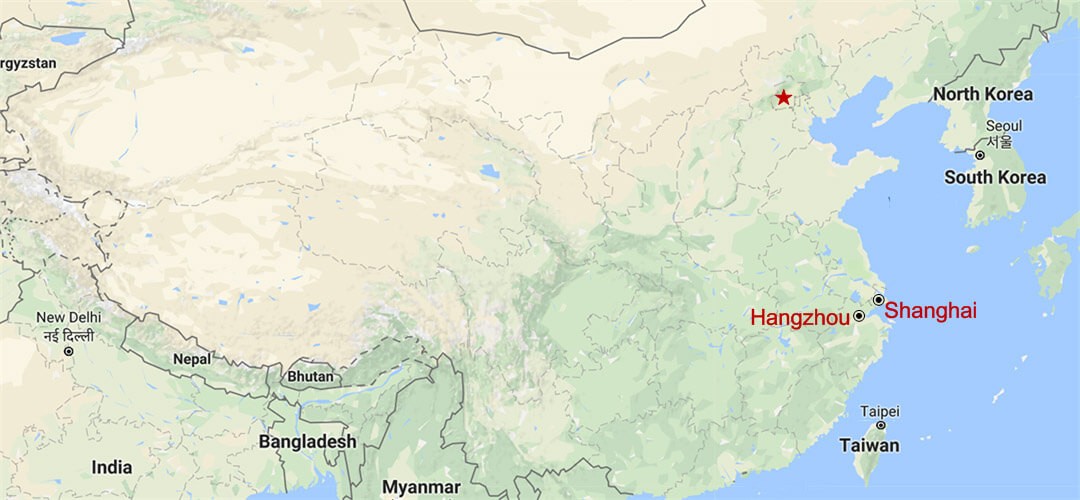 Hangzhou Day Tour from Shanghai Map