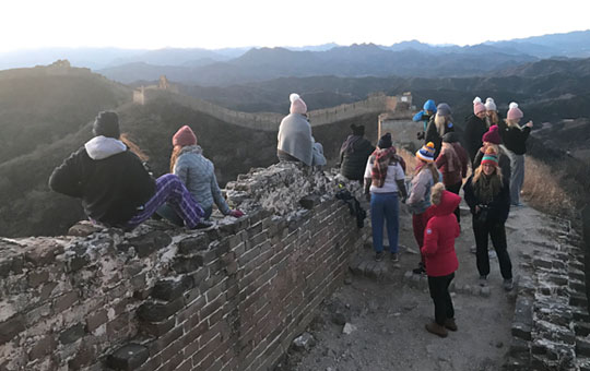 Hike and camp on the Great Wall of China